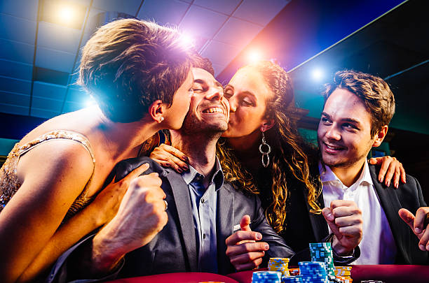 Live table game interface showing multiple dealers